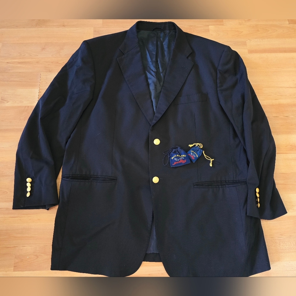 Paul & Shark Yachting Men’s Blazer with Loro Piana Fabric Pure New Wool